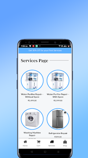 Android application Brishti Aqua screenshort