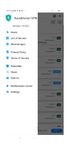 Screenshot of Kazakhstan Vpn - High Speed IP