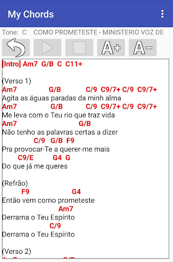 My Chords Screen 3