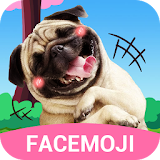 Dog Face Sticker with Lovely Style for Snapchat icon