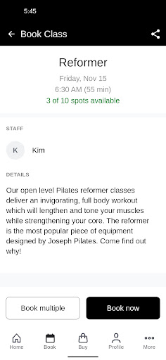 The Perth Pilates Studio Screenshot 3 - AppWisp.com