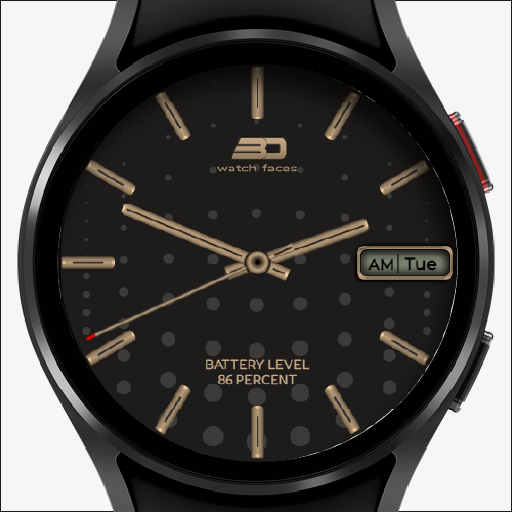aad 14l black 3D watch faces - AppWisp.com