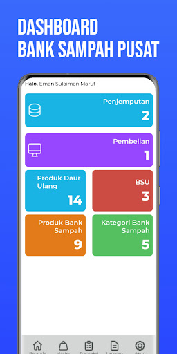 SIMBA - Bank Sampah Screen 3