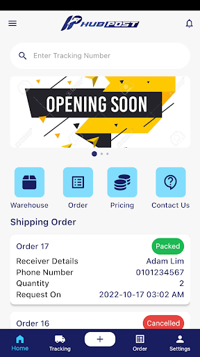 Hubpost Screen 2