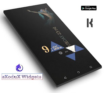 KWGT v9.5 के लिए eXoduX विजेट्स इंपीरियल [भुगतान] 2