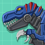 Cover Image of Download Robot Dino T-Rex Attack 2.5 APK