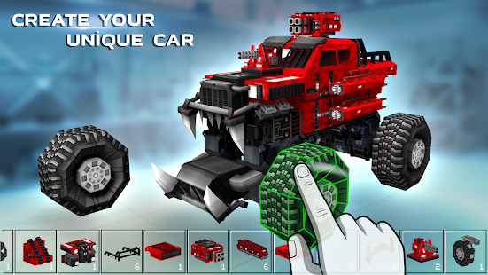 Blocky Cars: tank wars & robot games 7.6.18 Screenshots 7