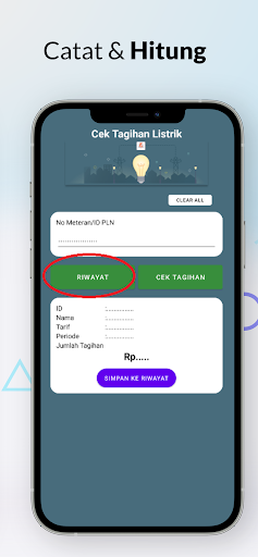 Cek Catat Tagihan Listrik PLN Screen 3