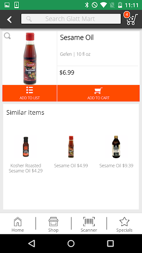Screenshot of Glatt Mart