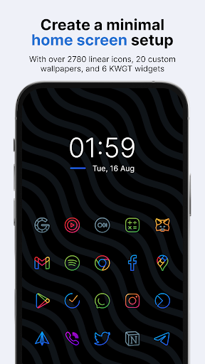 Caelus: linear icon pack 1