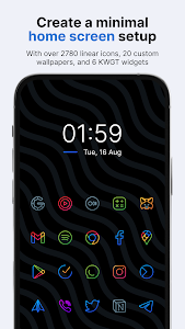 Caelus: linear icon pack 4.5.8 (Patched)