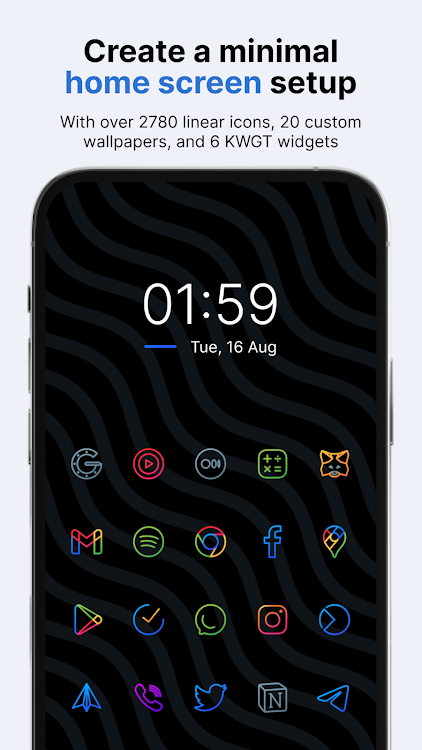 Caelus: linear icon pack - 4.8.9 - (Android)