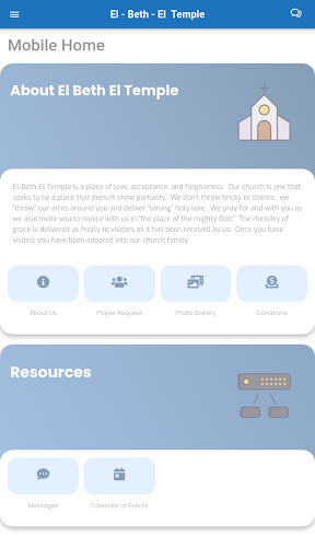 Android application El-Beth-El Temple screenshort