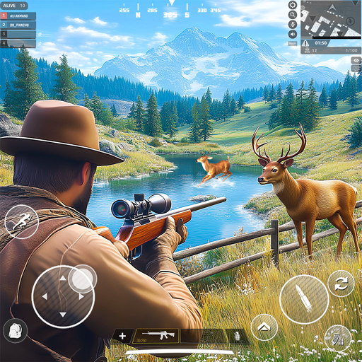 Deer Hunt Gun Games Offline Logo