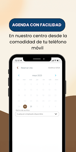 Android application Estética SASA screenshort