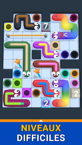 Worm Hole: Color Puzzle Capture d'Écran du Jeu Android 3