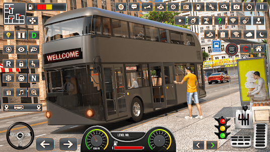 코치 버스 운전 게임 3D