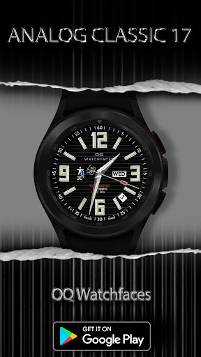 Android application Analog Classic 17 Wear OS 4+ screenshort