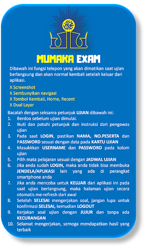 MUMAKA EXAM Screen 2
