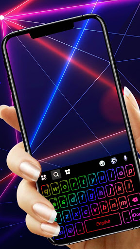 RGB Neon Keyboard Background Screen 2