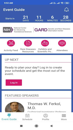 NIH NCATS Events Screen 3