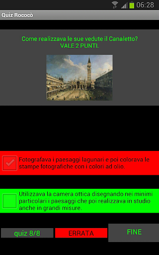 Rococò Quiz Arte Screen 3