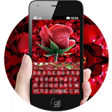 Red rose keyboard icon