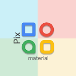Cover Image of Download Pix Material Colors Icon Pack  APK