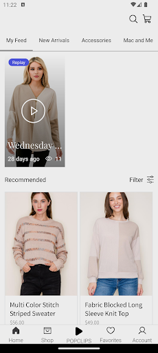Android application Mainstream Boutique New Lenox screenshort