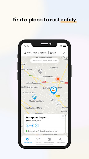 Android application Trucks'nB screenshort