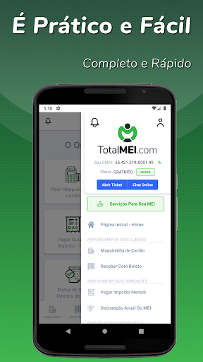 Total MEI INSS, DAS Fácil