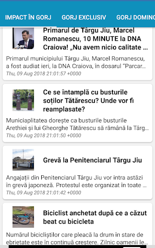 Știri din Gorj Screen 2