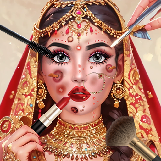 ASMR Indian Bridal Makeup Game