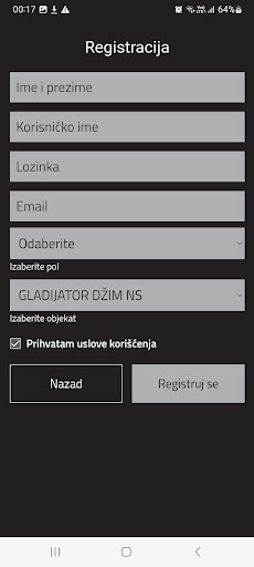 Gladiator Xxl Gym Screen 2