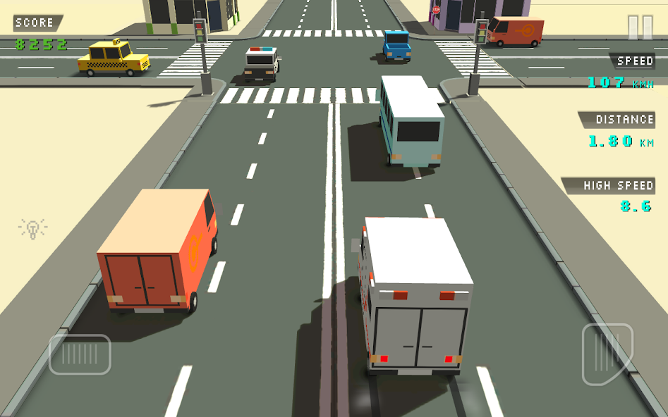 Blocky Traffic Racer 1.3 APK + Mod (Unlimited money / Free purchase / Unlocked) for Android