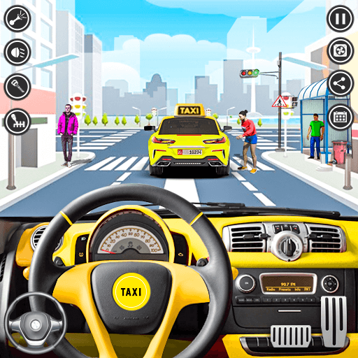 Taxi Simulator Parking Game  Icon