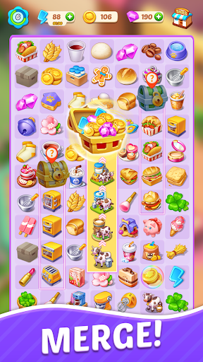 Android application County Story: Merge & Cooking screenshort