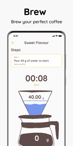 Android application Blackcoffee.io screenshort