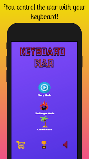 Keyboard War : Typing Masters Screenshot 1 - AppWisp.com