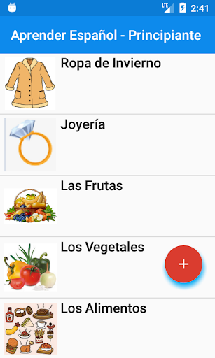 Android application Learn Spanish - Beginner screenshort