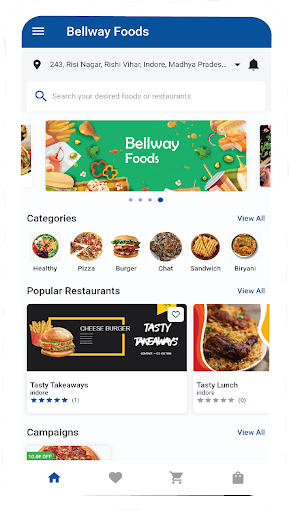 Android application Bellway Foods screenshort