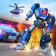 Police Robot Car Games - Transforming Robot Games  Icon