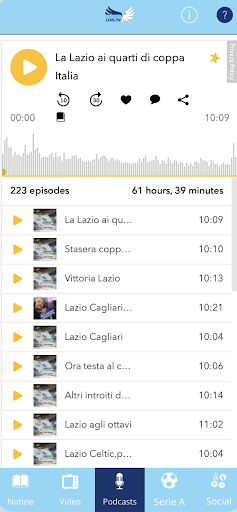 Lazio Live TV Screen 3