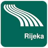 Rijeka Map offline icon
