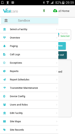 Android application VitalCloud screenshort
