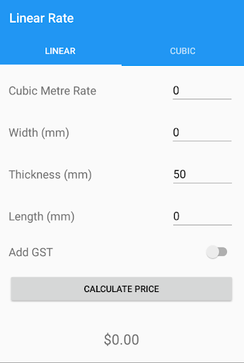 TimberCalc Screen 2