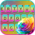 Cover Image of Download Rainbow Rose Theme  APK