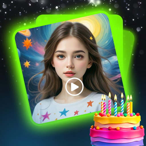 BviD: Birthday Video Maker App logo