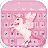 Pink Unicorn Keyboard Theme icon