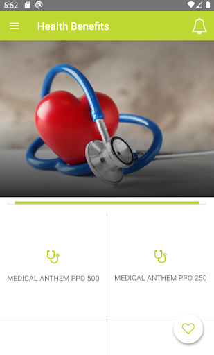 Globant Benefits Hub Screen 2